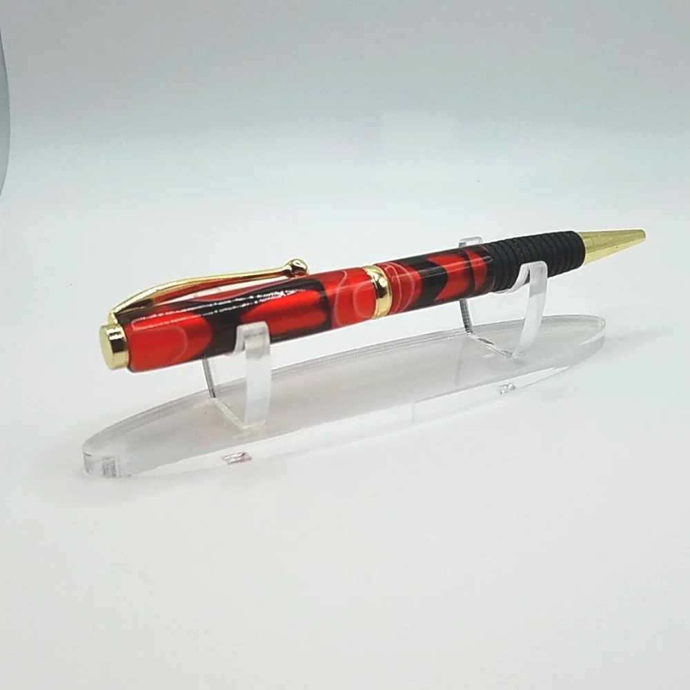 Handcrafted Ruby & Onyx Executive Pen